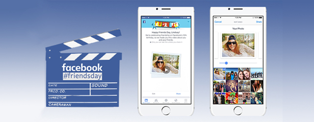 movie marker reads facebook #friendsday